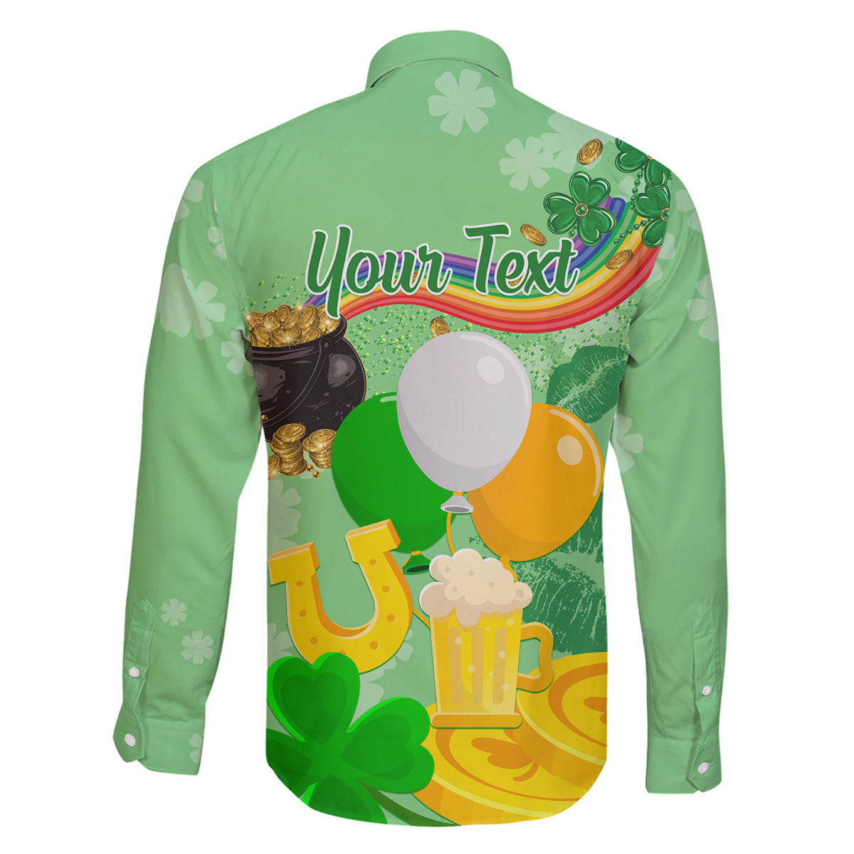 Saint Patrick Day Family Matching Off Shoulder Maxi Dress and Hawaiian Shirt Shamrock To Do List - Wonder Print Shop