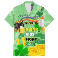 Saint Patrick Day Family Matching Puletasi and Hawaiian Shirt Shamrock To Do List - Wonder Print Shop