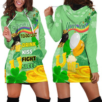 Saint Patrick Day Hoodie Dress Shamrock To Do List - Wonder Print Shop