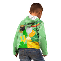 Saint Patrick Day Kid Hoodie Shamrock To Do List - Wonder Print Shop