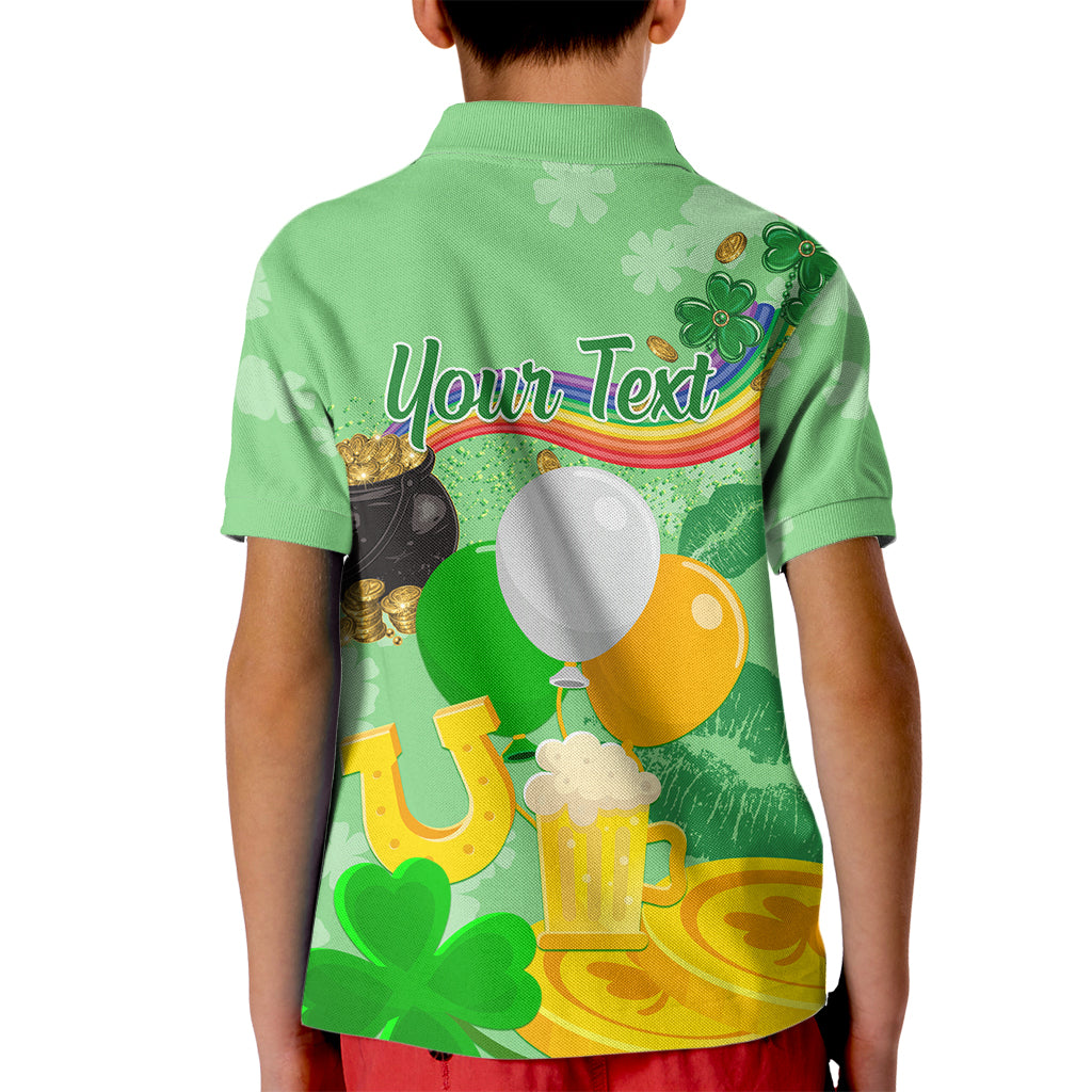 Saint Patrick Day Kid Polo Shirt Shamrock To Do List - Wonder Print Shop
