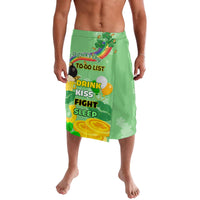 Saint Patrick Day Lavalava Shamrock To Do List - Wonder Print Shop