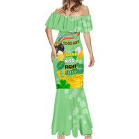 Saint Patrick Day Mermaid Dress Shamrock To Do List - Wonder Print Shop