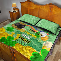 Saint Patrick Day Quilt Bed Set Shamrock To Do List - Wonder Print Shop