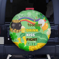 Saint Patrick Day Spare Tire Cover Shamrock To Do List - Wonder Print Shop