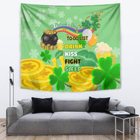 Saint Patrick Day Tapestry Shamrock To Do List - Wonder Print Shop
