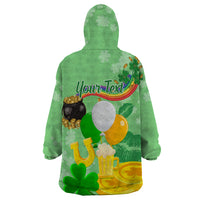 Saint Patrick Day Wearable Blanket Hoodie Shamrock To Do List - Wonder Print Shop
