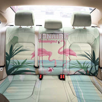 Bonaire Flamingos Back Car Seat Cover Summer Time Beach Concept
