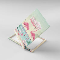 Bonaire Flamingos Canvas Wall Art Summer Time Beach Concept