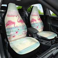 Bonaire Flamingos Car Seat Cover Summer Time Beach Concept