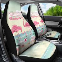 Bonaire Flamingos Car Seat Cover Summer Time Beach Concept