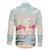 Personalised Bonaire Flamingos Family Matching Long Sleeve Bodycon Dress and Hawaiian Shirt Summer Time Beach Concept