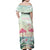 Personalised Bonaire Flamingos Family Matching Off Shoulder Maxi Dress and Hawaiian Shirt Summer Time Beach Concept