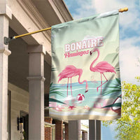 Bonaire Flamingos Garden Flag Summer Time Beach Concept