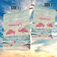 Bonaire Flamingos Garden Flag Summer Time Beach Concept