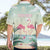 Personalised Bonaire Flamingos Hawaiian Shirt Summer Time Beach Concept