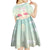 Personalised Bonaire Flamingos Kid Short Sleeve Dress Summer Time Beach Concept
