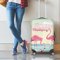 Bonaire Flamingos Luggage Cover Summer Time Beach Concept
