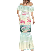Personalised Bonaire Flamingos Mermaid Dress Summer Time Beach Concept