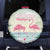 Bonaire Flamingos Spare Tire Cover Summer Time Beach Concept