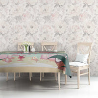 Bonaire Flamingos Tablecloth Summer Time Beach Concept