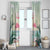Bonaire Flamingos Window Curtain Summer Time Beach Concept