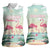 Personalised Bonaire Flamingos Women Sleeveless Polo Shirt Summer Time Beach Concept