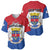 Personalised Saint Barthelemy Baseball Jersey Ouanalao Coat of Arms