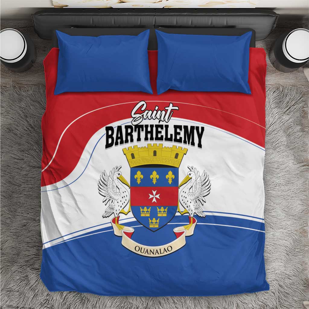 Saint Barthelemy Bedding Set Ouanalao Coat of Arms