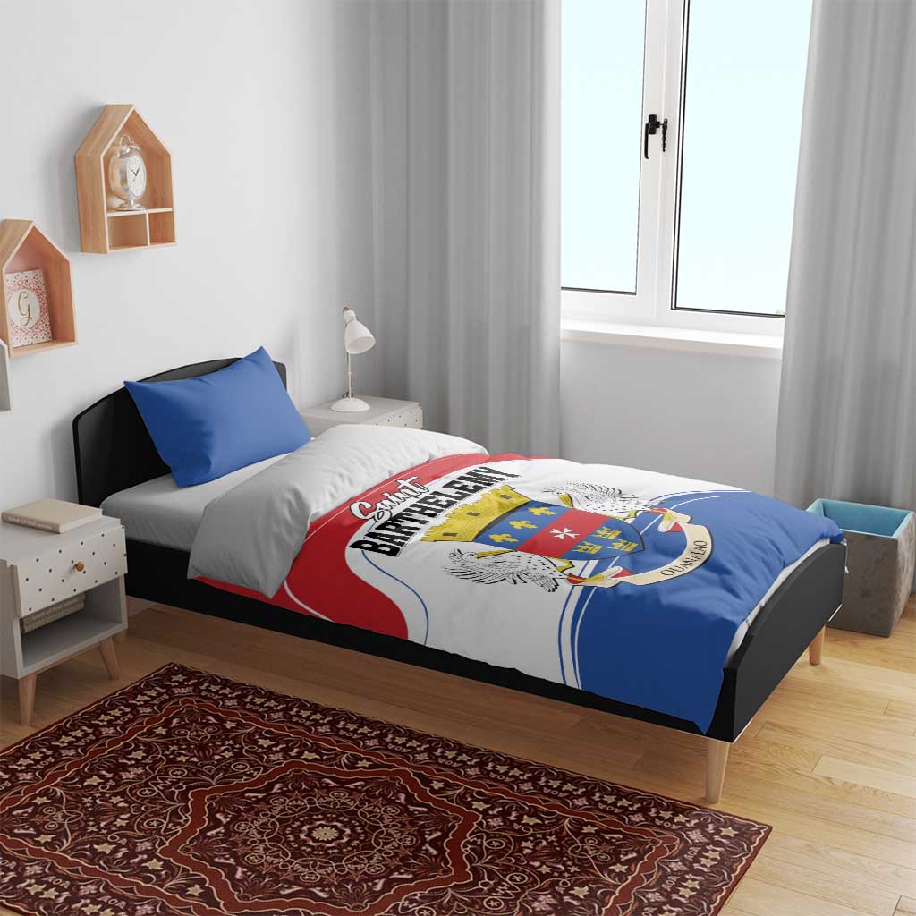 Saint Barthelemy Bedding Set Ouanalao Coat of Arms