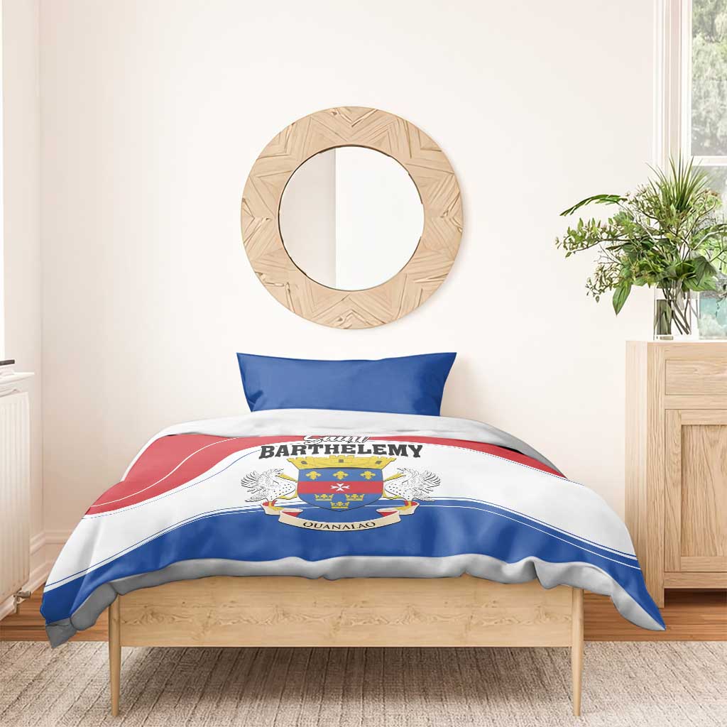 Saint Barthelemy Bedding Set Ouanalao Coat of Arms