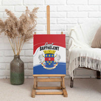 Saint Barthelemy Canvas Wall Art Ouanalao Coat of Arms