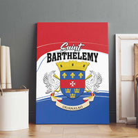 Saint Barthelemy Canvas Wall Art Ouanalao Coat of Arms