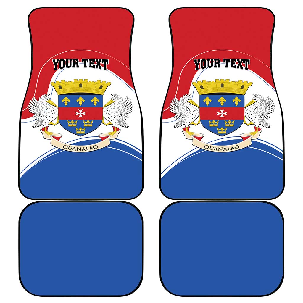 Saint Barthelemy Car Mats Ouanalao Coat of Arms