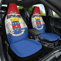 Saint Barthelemy Car Seat Cover Ouanalao Coat of Arms