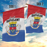 Saint Barthelemy Garden Flag Ouanalao Coat of Arms