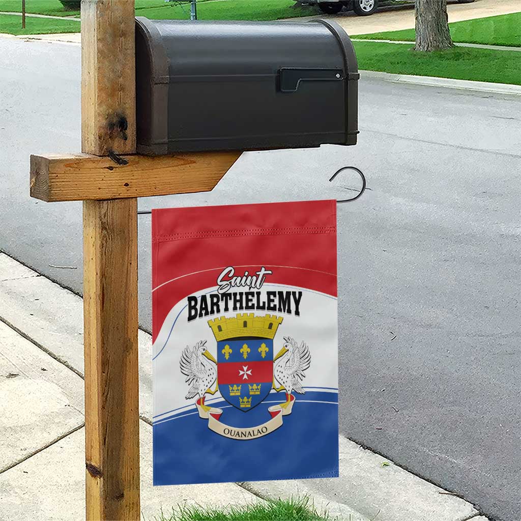 Saint Barthelemy Garden Flag Ouanalao Coat of Arms