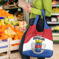 Saint Barthelemy Grocery Bag Ouanalao Coat of Arms