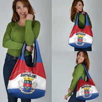 Saint Barthelemy Grocery Bag Ouanalao Coat of Arms