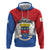Personalised Saint Barthelemy Hoodie Ouanalao Coat of Arms