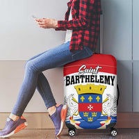 Saint Barthelemy Luggage Cover Ouanalao Coat of Arms