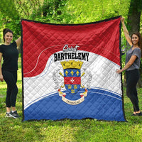 Saint Barthelemy Quilt Ouanalao Coat of Arms