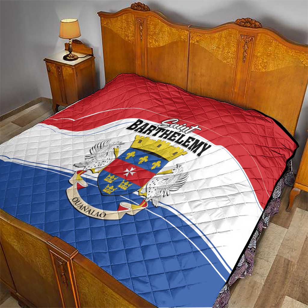 Saint Barthelemy Quilt Ouanalao Coat of Arms