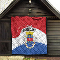 Saint Barthelemy Quilt Ouanalao Coat of Arms