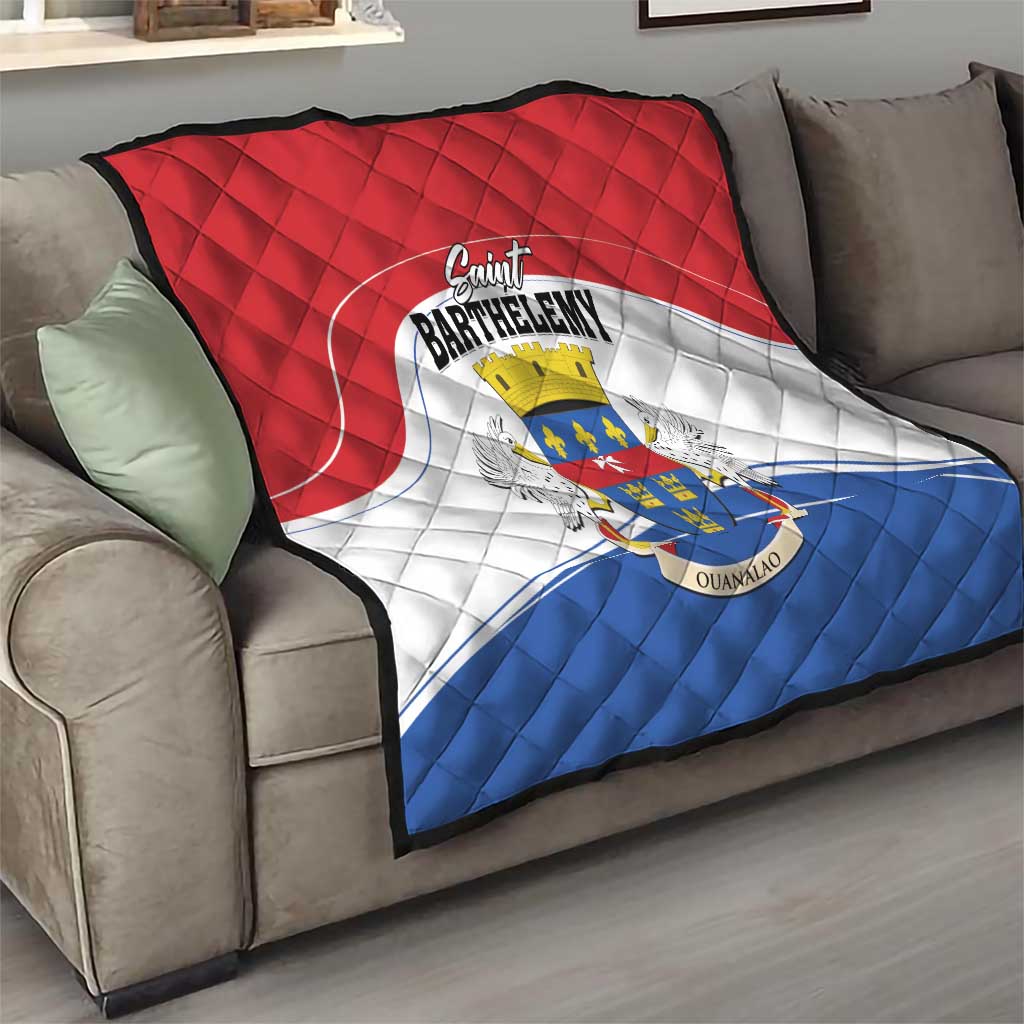 Saint Barthelemy Quilt Ouanalao Coat of Arms