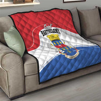 Saint Barthelemy Quilt Ouanalao Coat of Arms