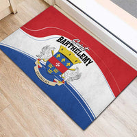 Saint Barthelemy Rubber Doormat Ouanalao Coat of Arms