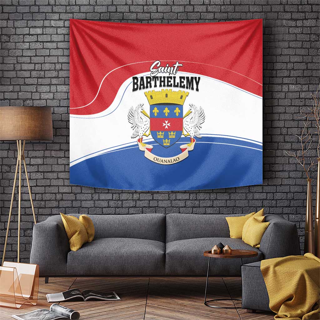 Saint Barthelemy Tapestry Ouanalao Coat of Arms
