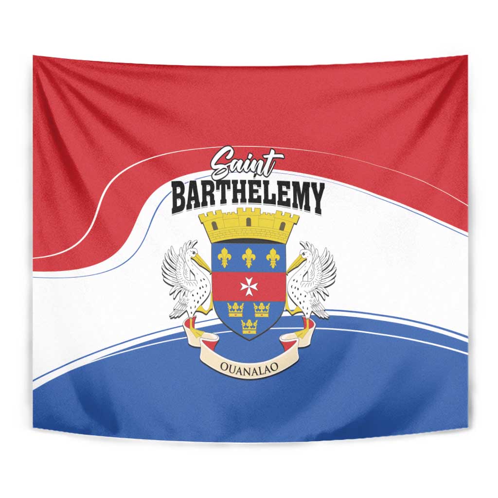 Saint Barthelemy Tapestry Ouanalao Coat of Arms