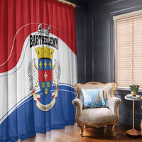 Saint Barthelemy Window Curtain Ouanalao Coat of Arms